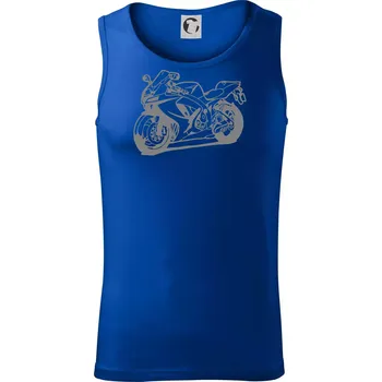 Sportovní motorka - Tílko pánské Core - S ( Královská modrá )