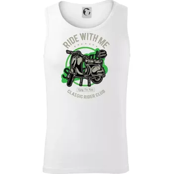 Ride With Me - Tílko pánské Core - S ( Bílá )
