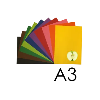 Barevný karton A3 10 x 10 barev 200 g/m2 A31010-15010