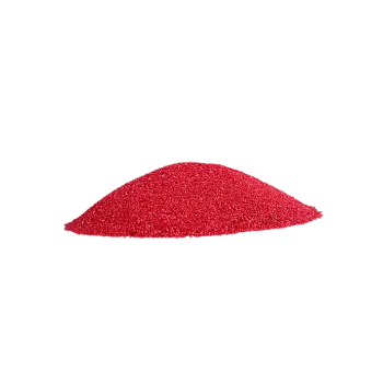 Písek na pískování Dekorační drť jemná 500g /červená tm.č.16 dj16
