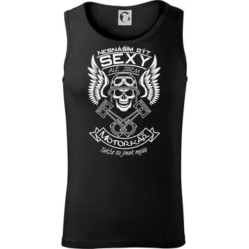 Nesnáším být sexy - motorkář - Tílko pánské Core - L ( Černá )