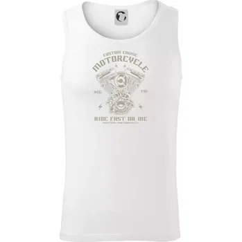 Custom Engine - Tílko pánské Core - M ( Bílá )