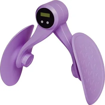 Posilovač pánevního dna s počítadlem Kegel trenažér na stehna Hýždě Paže Cvičební pomůcka na doma fialová