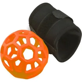 Golfové rukavice Golfový trenažér s chytrým míčkem 9 cm a 7 cm Korekce držení těla Přenosná tréninková pomůcka pro začátečníky i pokročilé hráče oranžová