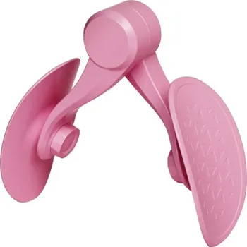 Posilovač pánevního dna Kegel trenažér na stehna hýždě paže domácí fitness pomůcka na tvarování postavy a svalů růžová