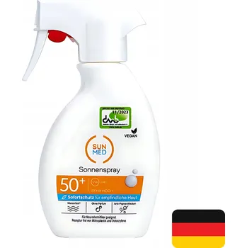 Přípravek na opalování Sun Med opalovací mléko ve spreji SPF50+ 220 ml (Dovoz: Německo)