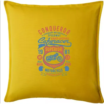 Polštář Conqueror Speedway - Polštář 50x50 - 50x50 - Pouze potah ( Žlutá )