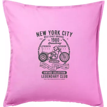 Polštář New York City Speedway - Polštář 50x50 - 50x50 - Pouze potah ( Růžová )