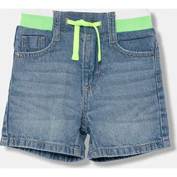 Dětské riflové kraťasy United Colors of Benetton 4AD7G902Y.P.Seasonal modrá 50X, vel. 110