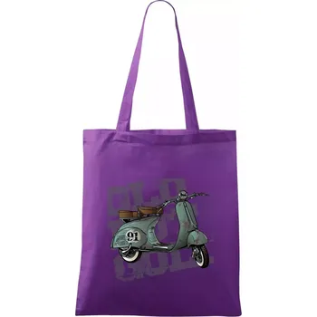 Scooter olive - Taška bavlněná - 42 x 38 cm ( Fialová )