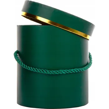 Obraz Flower box krabička na květiny dárek zelená