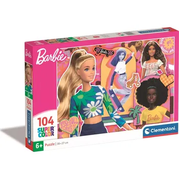 Puzzle puzzle CLEMENTONI Barbie 104 dílků