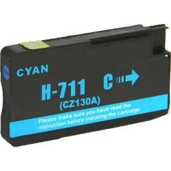 Inkoust CZ130A (č. 711) kompatibilní s azurovou barvou pro HP (29 ml)