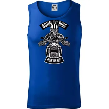 Lebka ride or die - Tílko pánské Core - M ( Královská modrá )