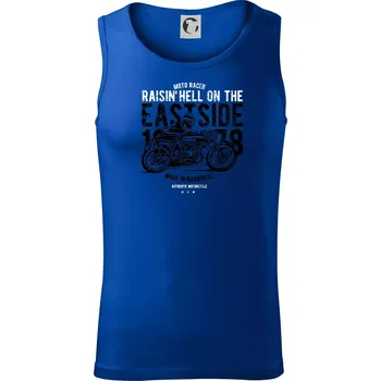 Pánská móda Raisin Hell Moto Racer - Tílko pánské Core - XL ( Královská modrá )