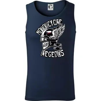 Czech Motorcycle legends - Tílko pánské Core - L ( Námořní modrá (velmi tmavá - téměř černá) )