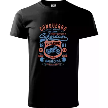 Pánské tričko Conqueror Speedway - Triko extra velké (5-8XL) - 6XL ( Černá )