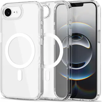 Pouzdro na mobilní telefon MagSafe průhledný kryt z tvrdého silikonu pro iPhone 16e