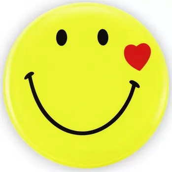 Reflexní samolepka Smajlík – průměr 7 cm