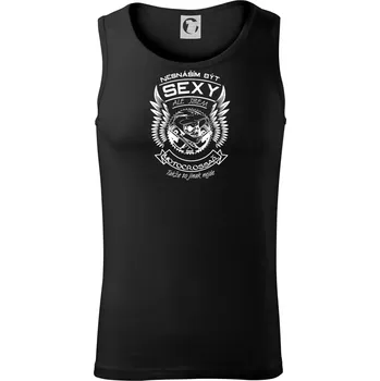 Pánská móda Nesnáším být sexy - motocrossař - Tílko pánské Core - 2XL ( Černá )