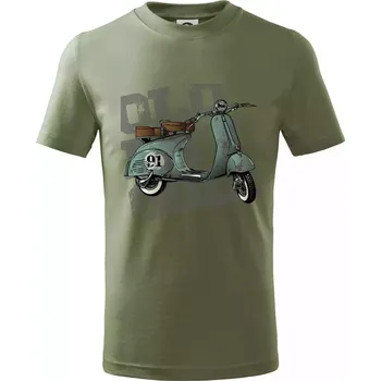 Scooter olive - Tričko dětské bavlněné - 158 cm/12 let ( Khaki )