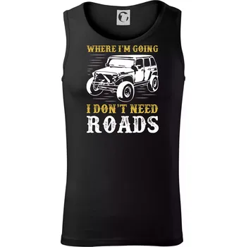 Neřešim cesty - Tílko pánské Core - 2XL ( Černá )