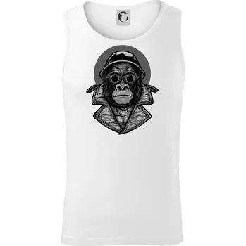 Motorkář gorila - Tílko pánské Core - 2XL ( Bílá )