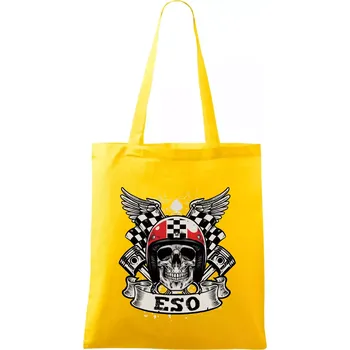 Motorkář eso - Taška bavlněná - 42 x 38 cm ( Žlutá )