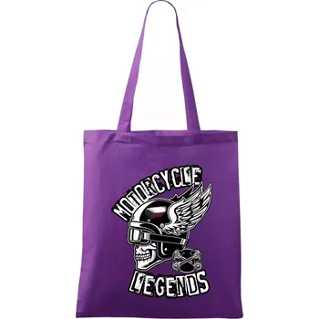 Czech Motorcycle legends - Taška bavlněná - 42 x 38 cm ( Fialová )