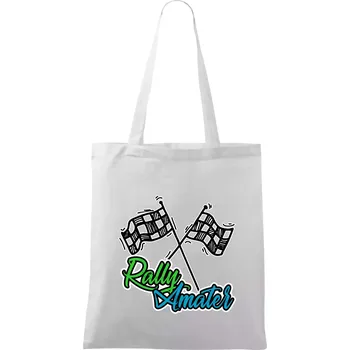 Nákupní taška Rally amatér - Taška bavlněná - 42 x 38 cm ( Bílá )