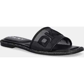Dámské pantofle Pantofle Dkny Badin Logo dámské, černá barva, K1565205 K1565205.BLK 99X, EUR 40