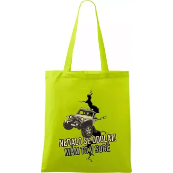 Nedalo se odolat, mám to v sobě offroad - Taška bavlněná - 42 x 38 cm ( Limetková )