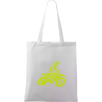 Crosska zelená - Taška bavlněná - 42 x 38 cm ( Bílá )