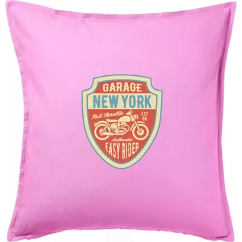 Polštář Garage New York - Polštář 50x50 - 50x50 - Pouze potah ( Růžová )