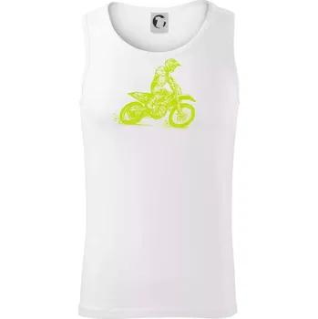 Crosska zelená - Tílko pánské Core - M ( Bílá )