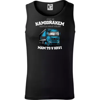 Pánské termoprádlo Stát se kamioňákem nebyla moje volba - Tílko pánské Core - 2XL ( Černá )