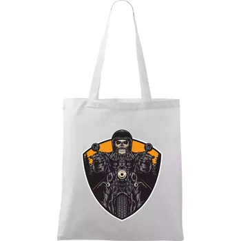 Road runner lebka - Taška bavlněná - 42 x 38 cm ( Bílá )