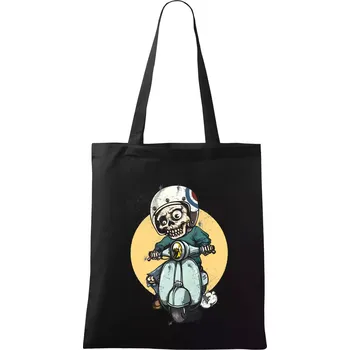 Skútr rebel - Taška bavlněná - 42 x 38 cm ( Černá )