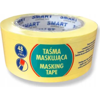 Maskovací papírová malířská páska žlutá SMART 48 mm x 50 m