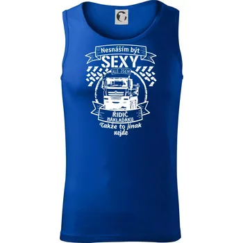 Nesnáším být sexy - Řidič Náklaďáku - Tílko pánské Core - M ( Královská modrá )