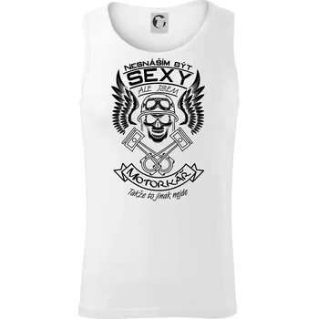 Nesnáším být sexy - motorkář - Tílko pánské Core - 2XL ( Bílá )