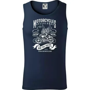 Motorcycles speedlands - Tílko pánské Core - S ( Námořní modrá (téměř černá) )