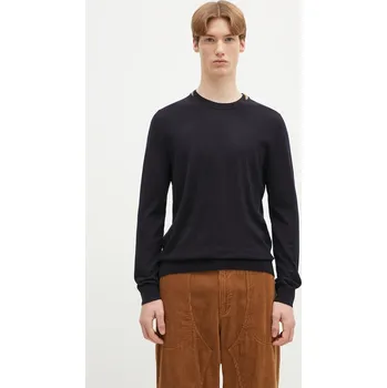 Pánský svetr Vlněný svetr Paul Smith pánský, tmavomodrá barva, lehký, M1R-251Z-P02094 M1R.251Z.P02094 59X, vel. L