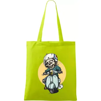 Skútr rebel - Taška bavlněná - 42 x 38 cm ( Limetková )