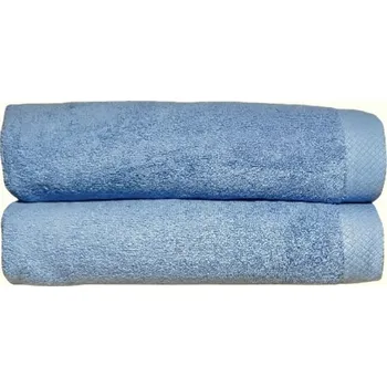 Ručník RUČNÍK 50x100 BAVLNĚNÝ MODRÝ 700GSM ČESANÁ BAVLNA I INSPIRACE