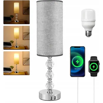 Lampička Noční lampa ILUMINIZE šedá