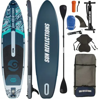 Paddleboard SUP prkno Sun Reflections L 11.6 Combo Forest Grey