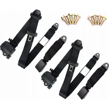 Návlek na bezpečnostní pás 2 ks BEZPEČNOSTNÍ PÁS 3-BODOVÝ ZÁMEK A PŘEZKA