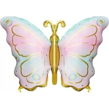 Balónek Fóliový balónek Motýl 79×52,5 cm - lesní louka