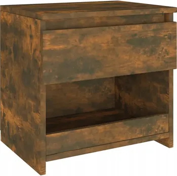 Noční stolek Noční stolek , kouřový dub, 40x30x39 cm